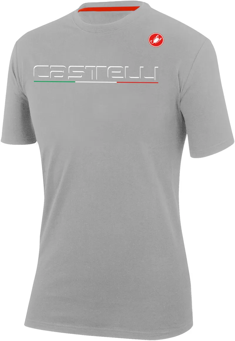 Castelli Classic T- Shirt Melange Gray