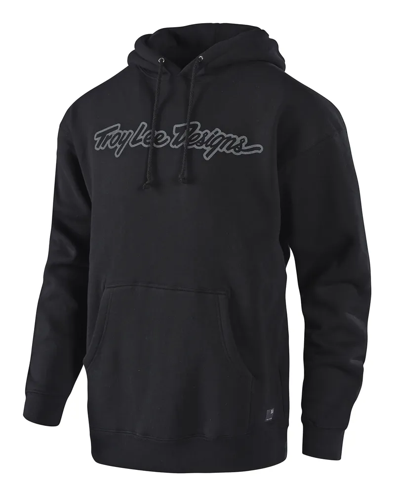 Troy Lee Designs Signature Pullover Hoody Black/Gray