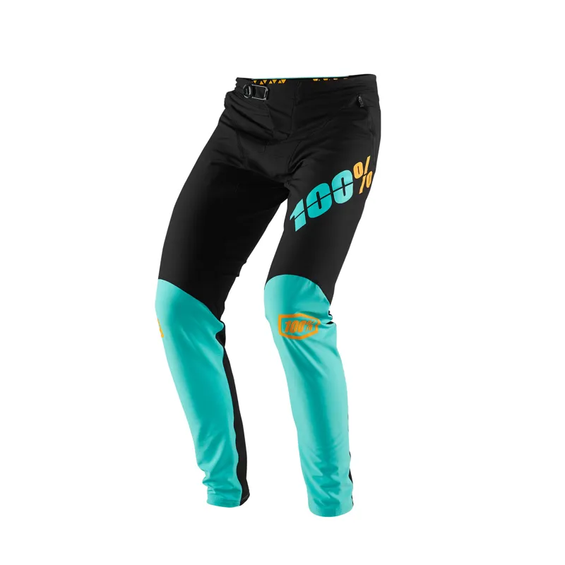 100 Percent RCore X DH/Enduro MTB Pants Black/Blue Downhill